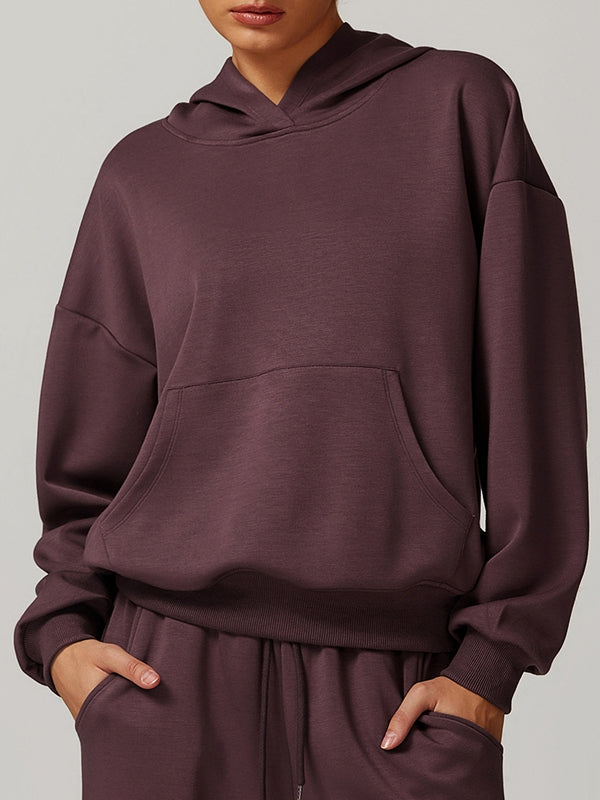 BUYCO Female Pocket Casual Hoodie