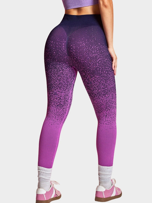 BUYCO Female Tie-Dye Printed Ruched Back Leggings