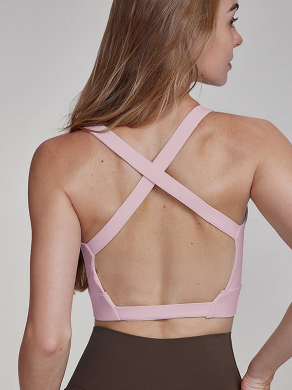 BUYCO Female Big Cross Back Sports Bras