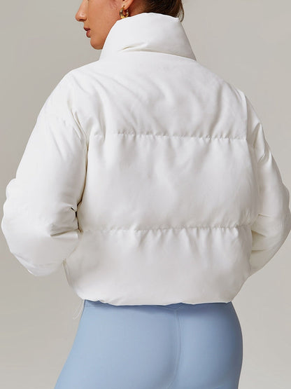 BUYCO Female Pocket Zipper Jackets Coat