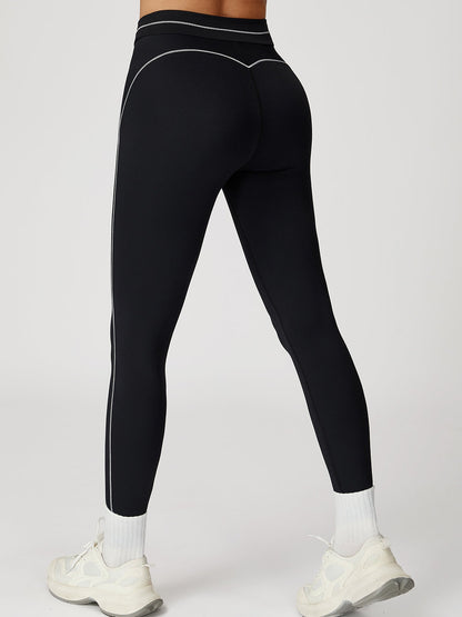 BUYCO Female Contrast Color Stripes Fit Leggings