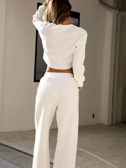 BUYCO Female Casual Loose High-waisted Tracksuit