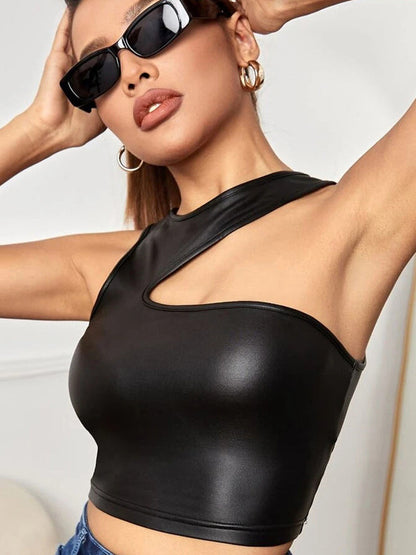 BUYCO Female Fitted Hollow Out High-support Glossy Sports Bras