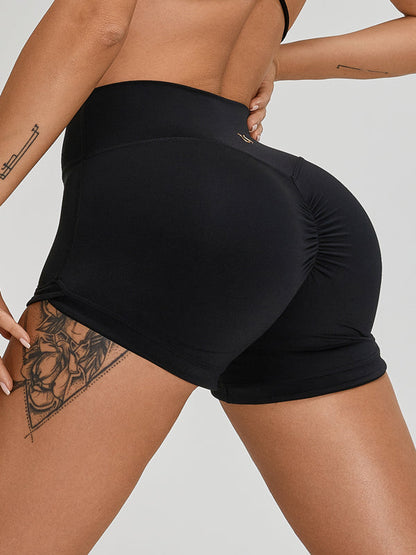 BUYCO Female Ruched Back Cross Back Short Tracksuit