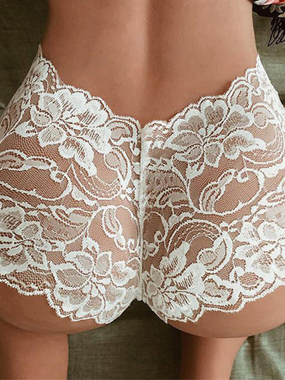 BUYCO Female Fitted Flower Lace Panties