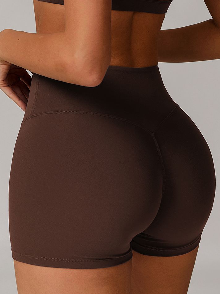 BUYCO Female Solid Color Push Up Design Fit Shorts