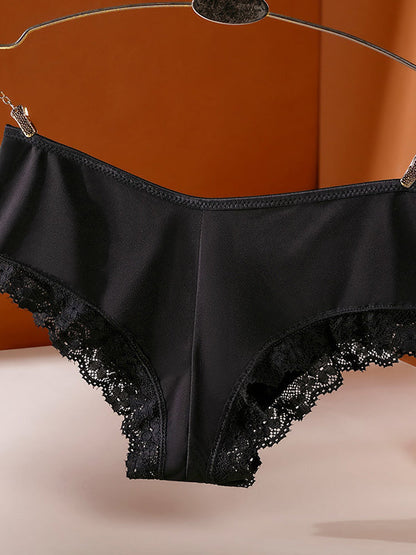 BUYCO Female Hollow Out Silk T-back Panties