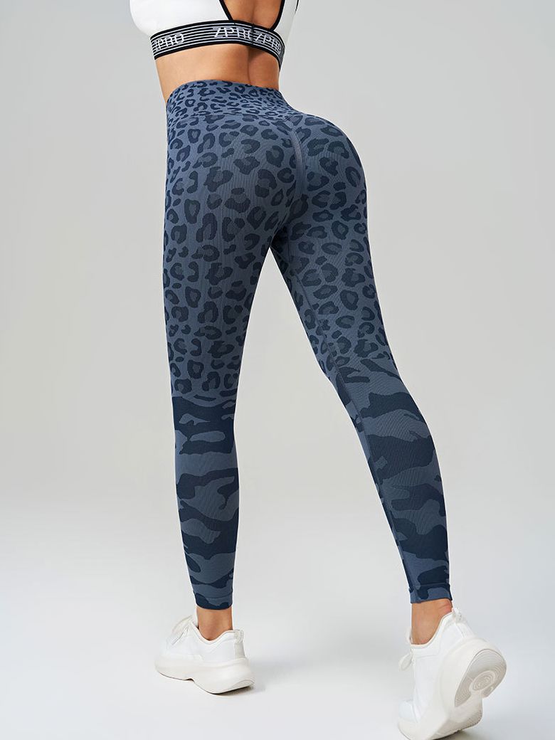 BUYCO Female Leopard Print Elastic Tight Push Up Design Leggings