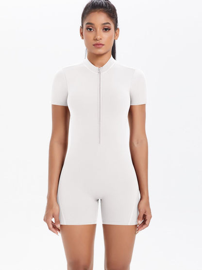 BUYCO Female Hollow Out Backless Ruched Back Push Up Design Romper