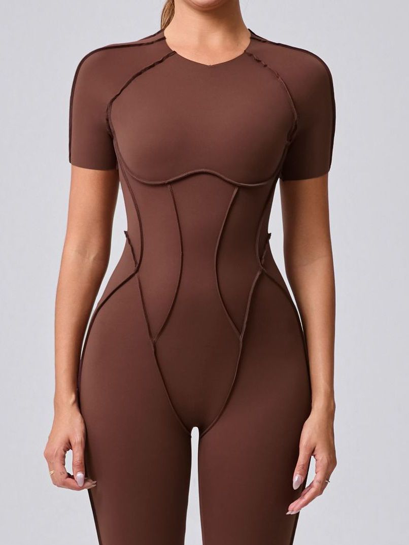 BUYCO Female Heart Backless Jumpsuit