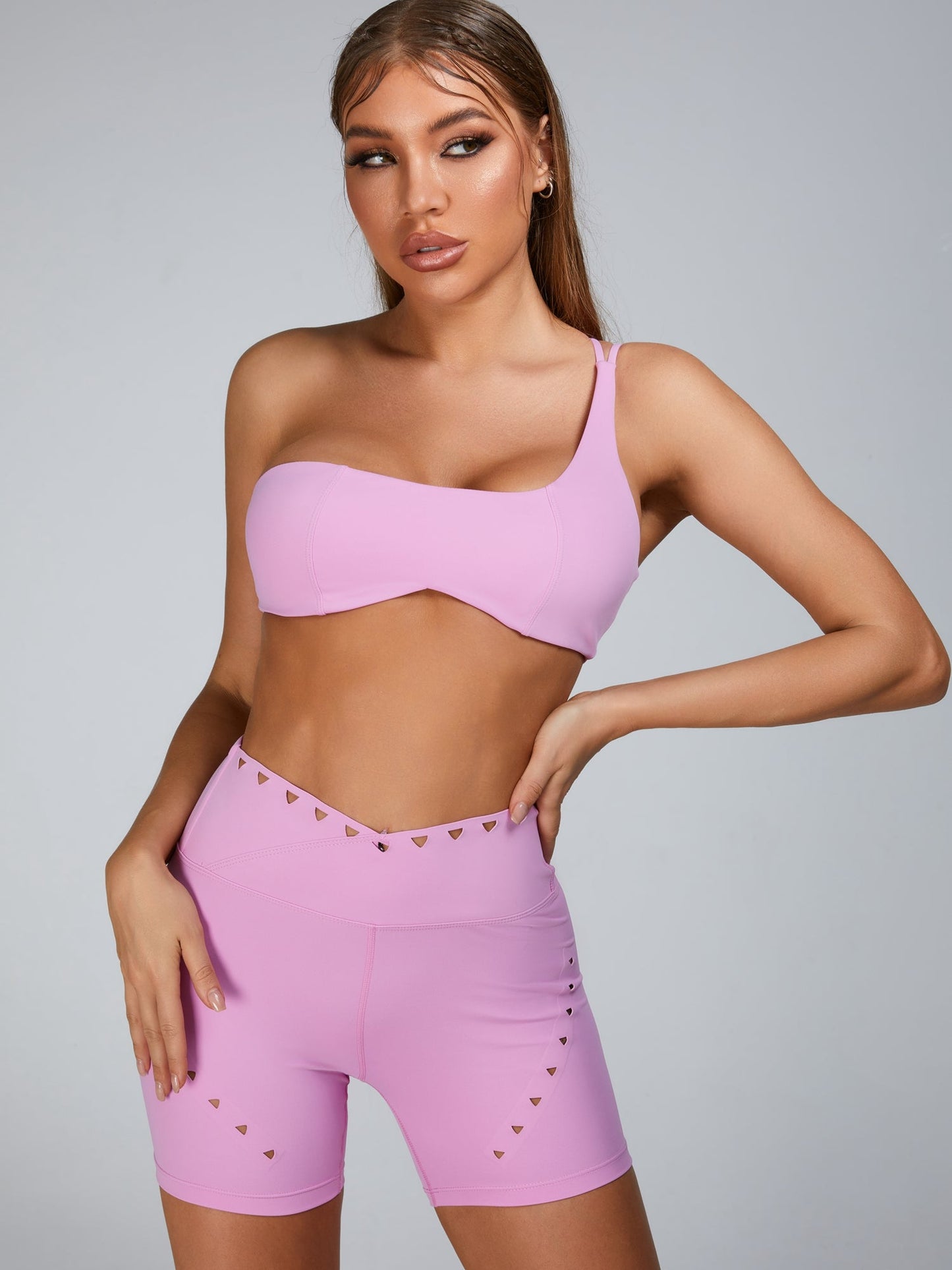 BUYCO Female Cutout V Shape Waist Leggings