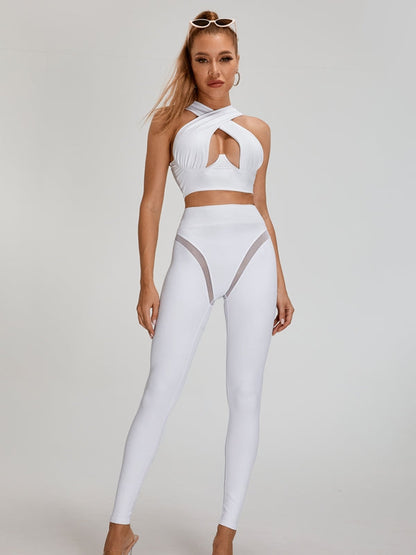 BUYCO Female Super Fitted Unique Mesh Hip-lift Leggings