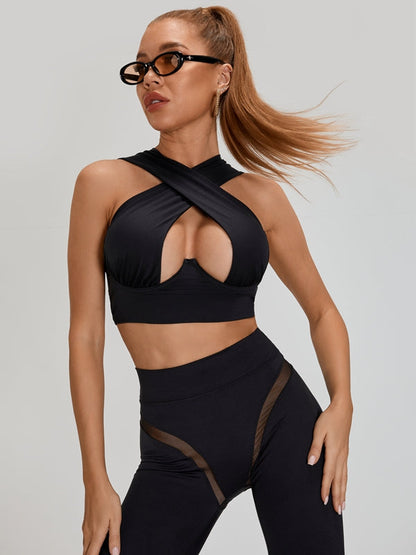 BUYCO Female Super Fitted Unique Mesh Hip-lift Leggings