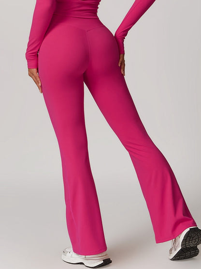 BUYCO Female Flare V-shape High-waisted Leggings