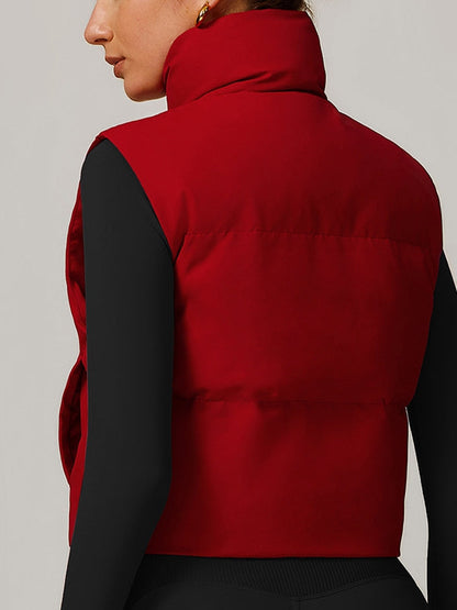 BUYCO Female Pocket Zipper Down Vest