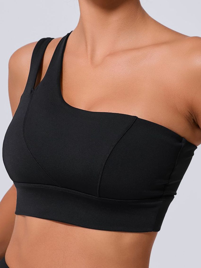 BUYCO Female Solid Color Tailoring Backless Quick Dry Sports Bras