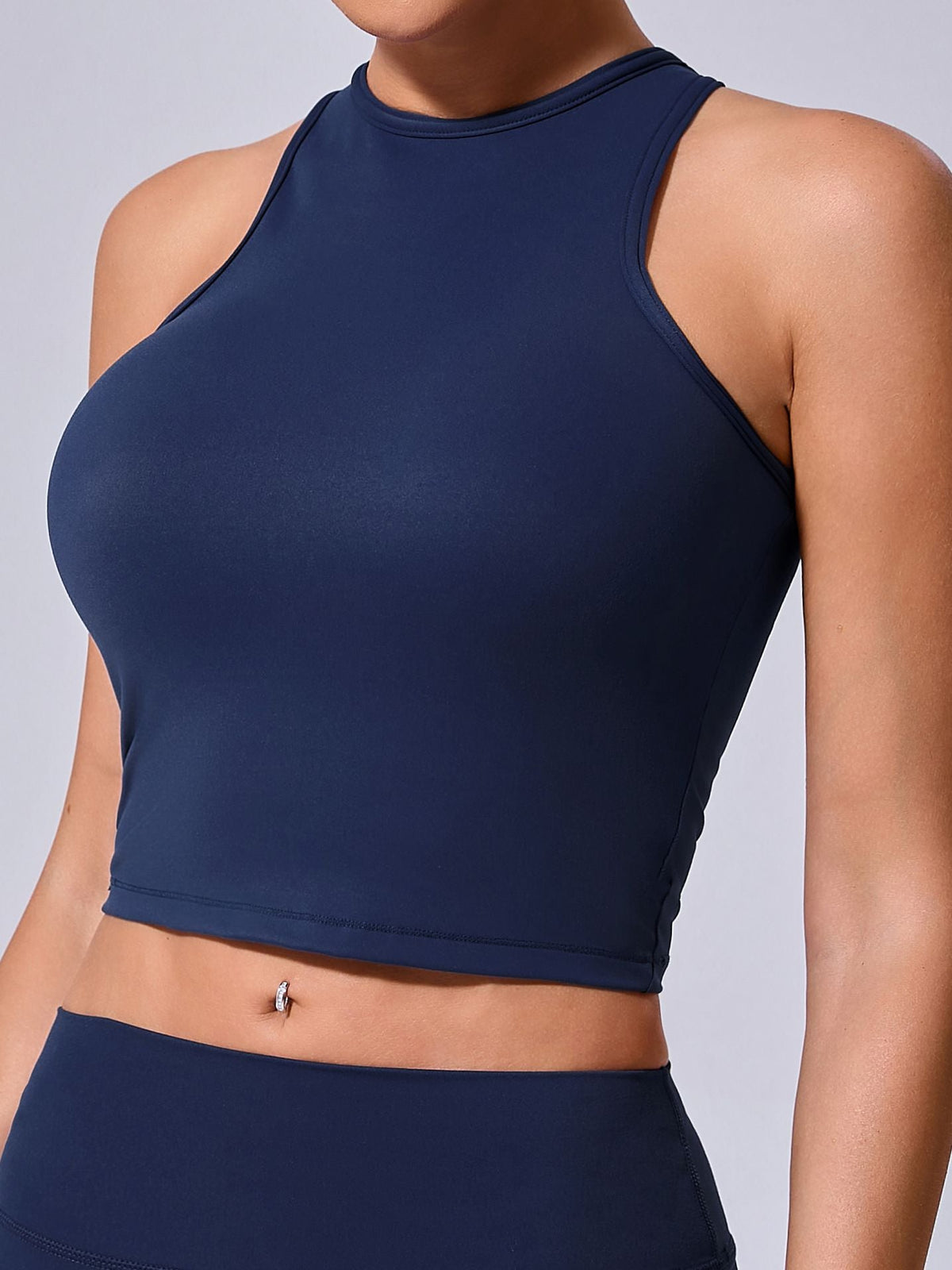 BUYCO Female Solid color Quick dry Elastic tight Sports Bras