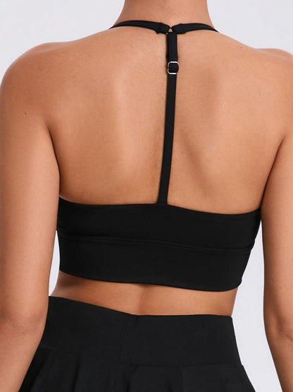 BUYCO Female Deep U Collar Backless Sports Bras