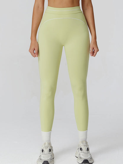 BUYCO Female Contrast Color Stripes Fit Leggings