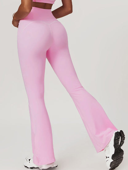 BUYCO Female Flare Hip-lift High-waisted Split Pants