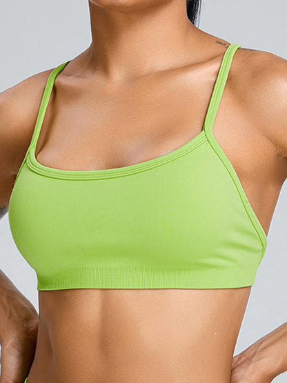 BUYCO Female Cross Beautify Back Adjustable Strap Sports Bras