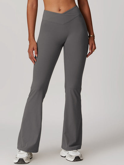 BUYCO Female Flare V-shape High-waisted Leggings