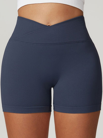 BUYCO Female Quick-dry Ruched Back Seamless Fit Shorts