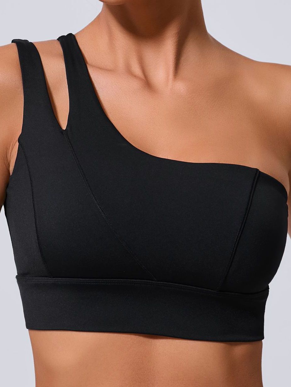 BUYCO Female Solid Color Tailoring Backless Quick Dry Sports Bras