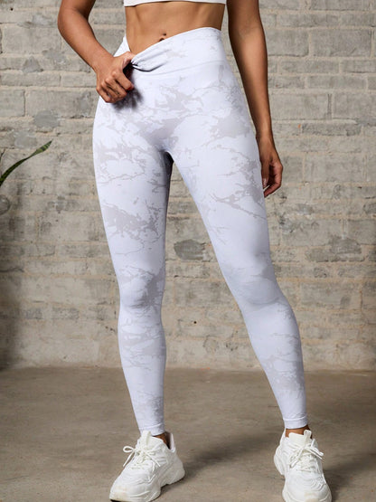 BUYCO Female Print Solid Color Quick Dry Leggings