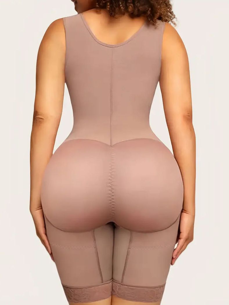 BUYCO Female Lace U Collar Push Up Design Corset Shapewear