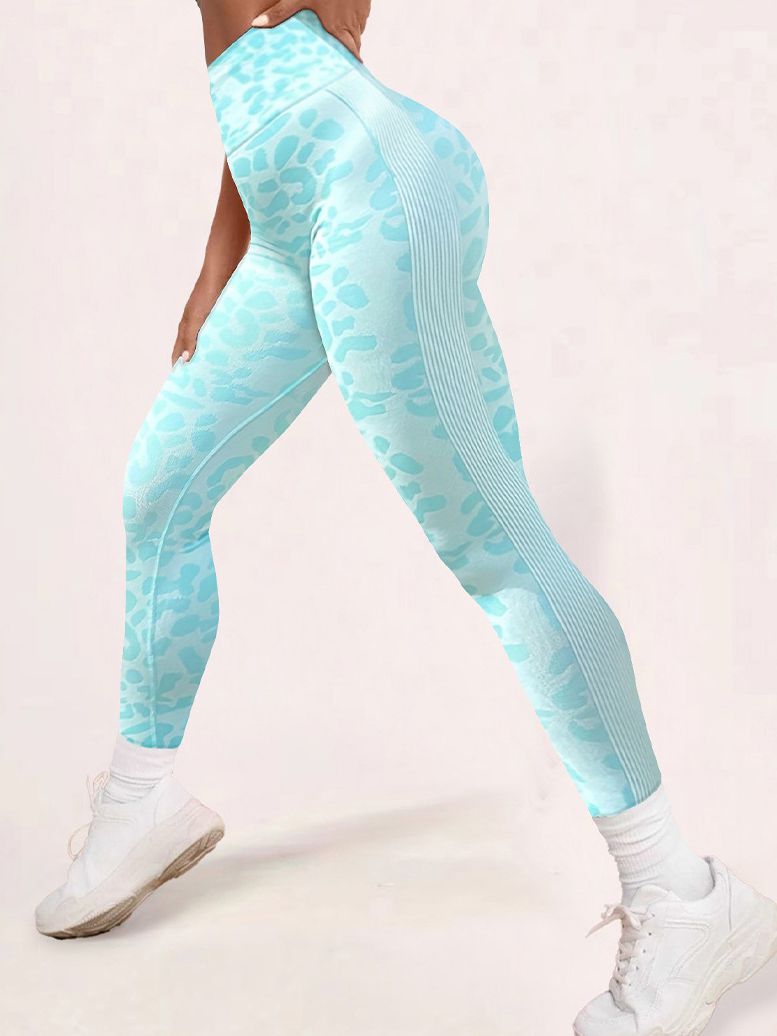BUYCO Female Leopard Print Ruched Back Legging