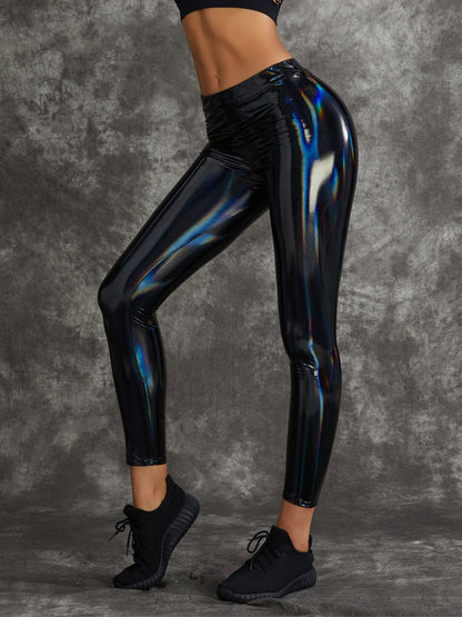 BUYCO Female High Impact Shockproof Latex Leggings