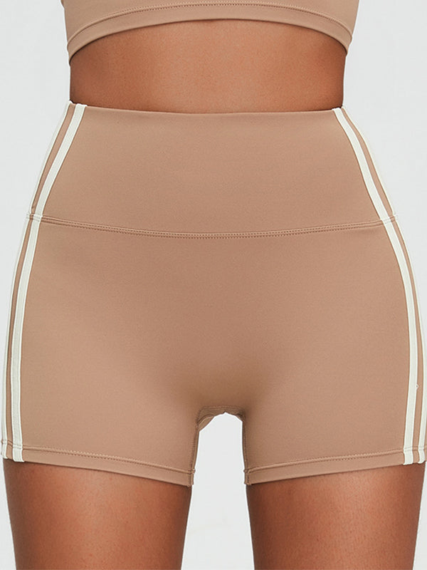 BUYCO Female Contrast Color Push Up Design Quick Dry Fit Shorts