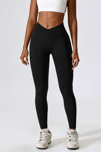 BUYCO Female Solid Color Seamless Ruched Back Leggings