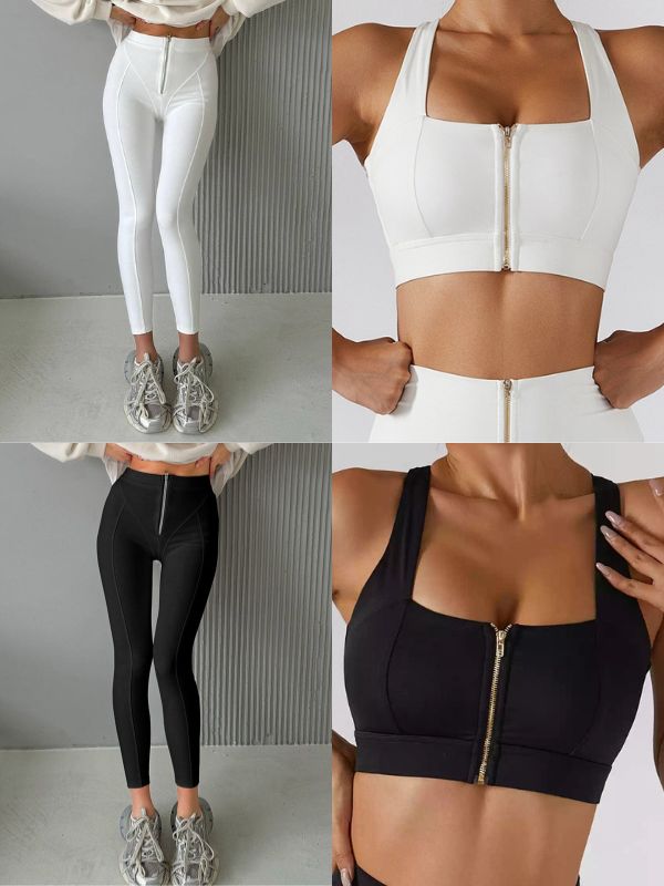 BUYCO Female Must Have Zipper Leggings
