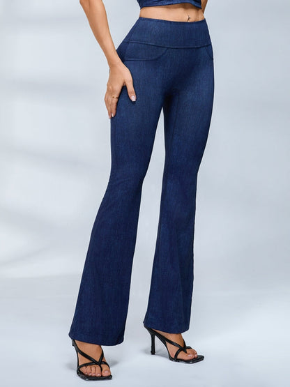 BUYCO Female Hollow Out Faux Denim Quick Dry Tank