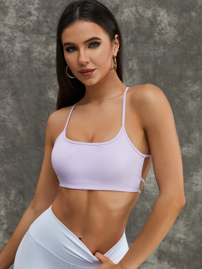 BUYCO Female Cross Back Hollow Out Tracksuit