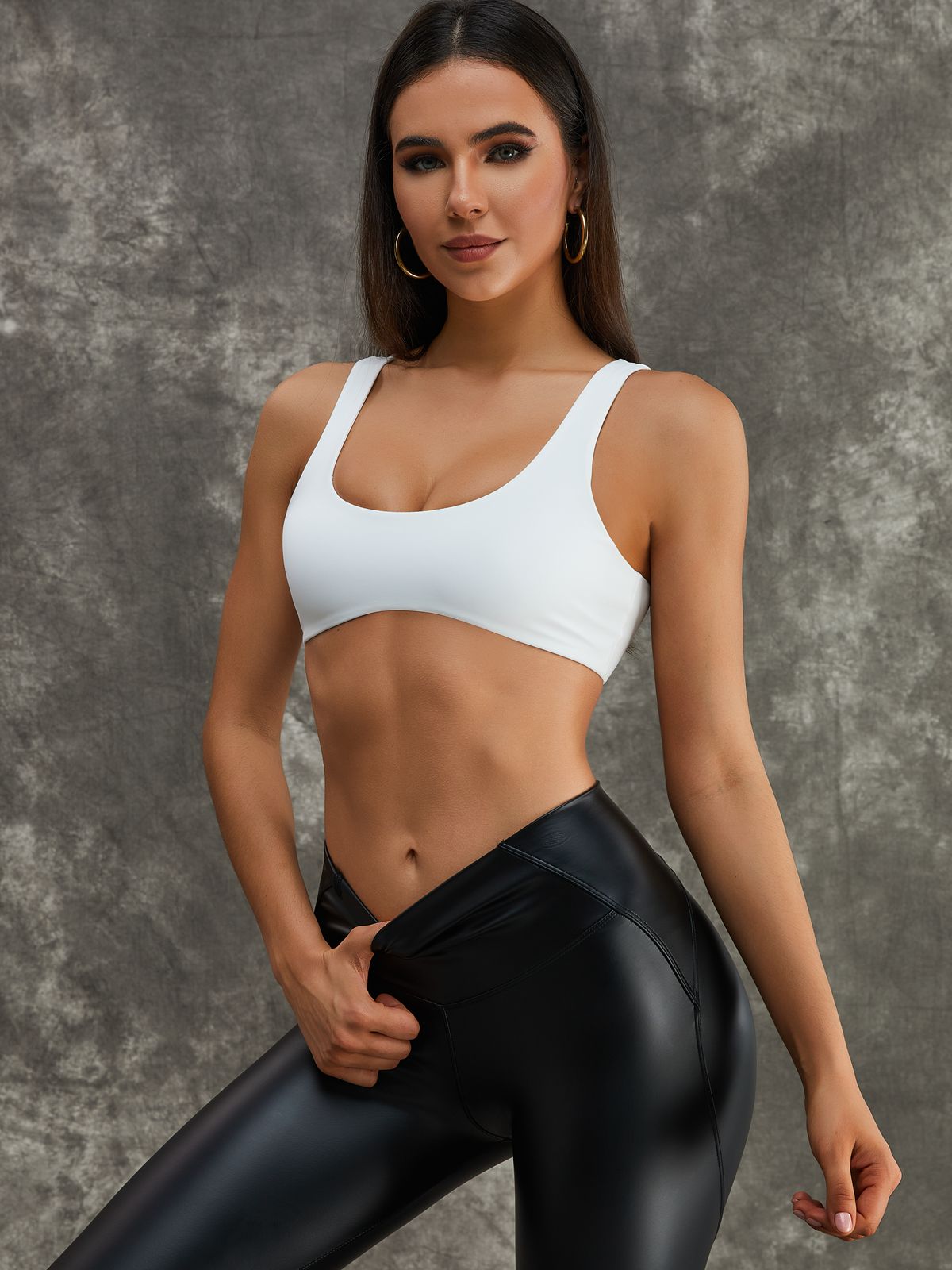 BUYCO Female Big Deep U Collar Yoga Bras