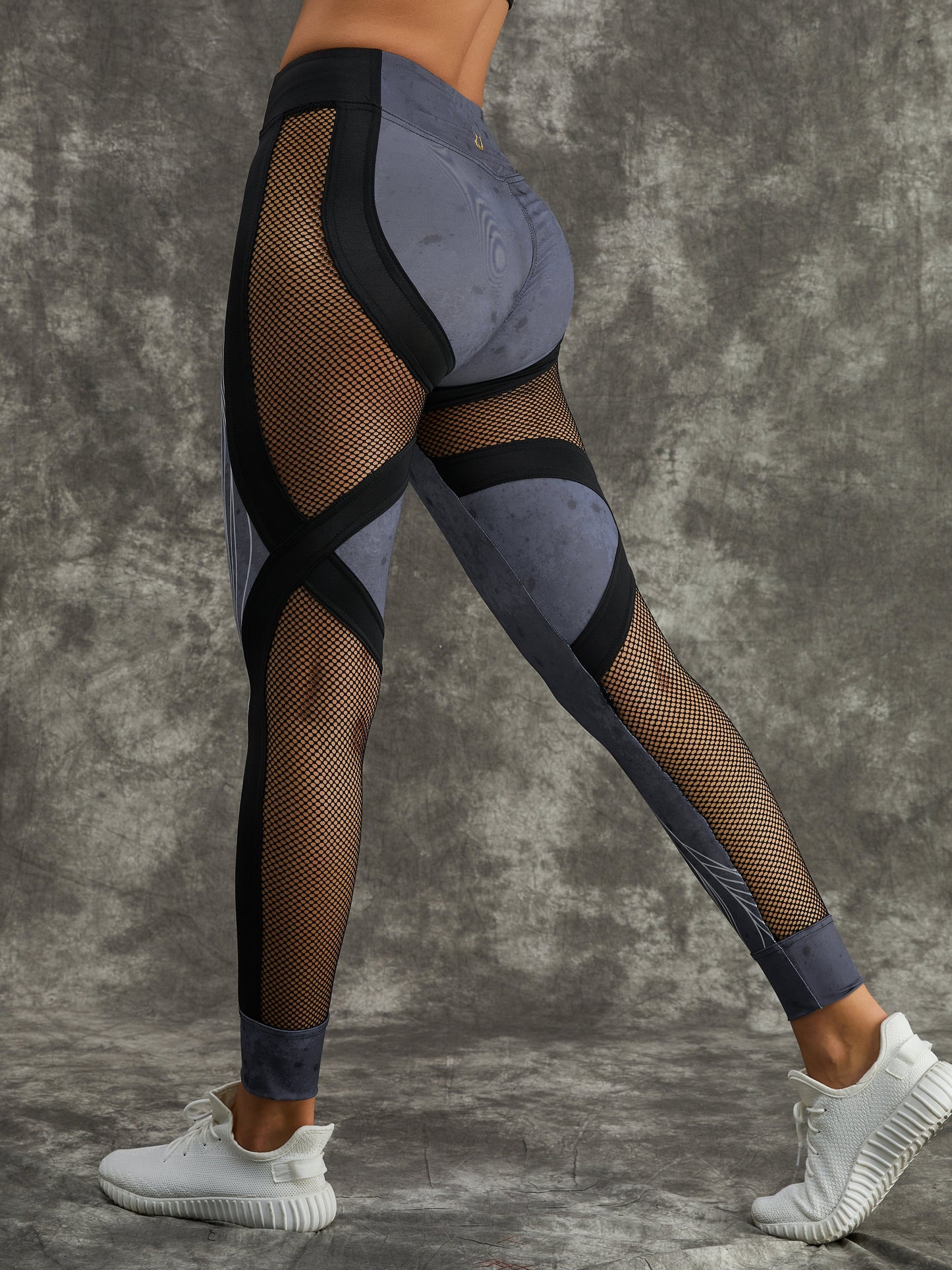 BUYCO Female Modern Tie-dye Net Sports Bras