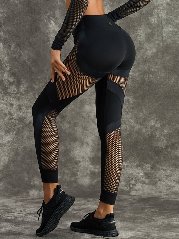BUYCO Female Unique Wildest Leopard Net Style Tracksuit