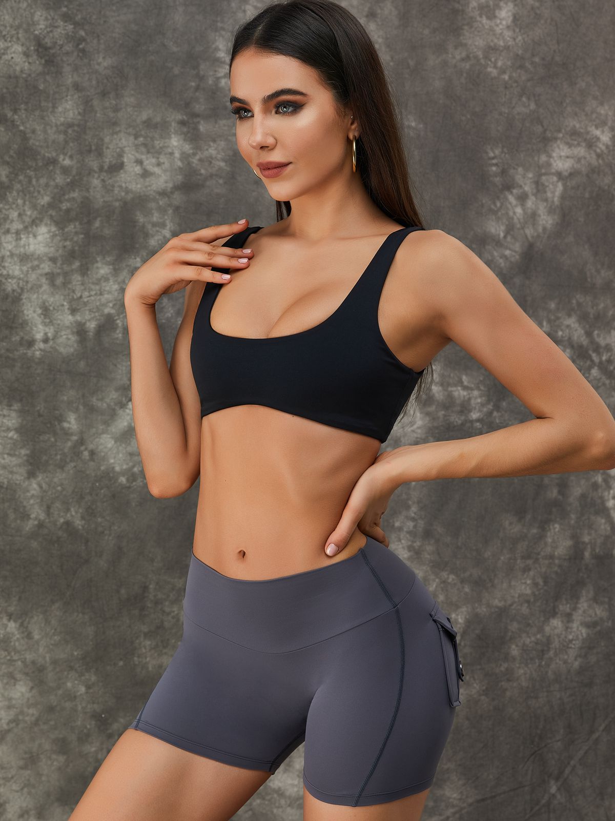 BUYCO Female Big Deep U Collar Yoga Bras