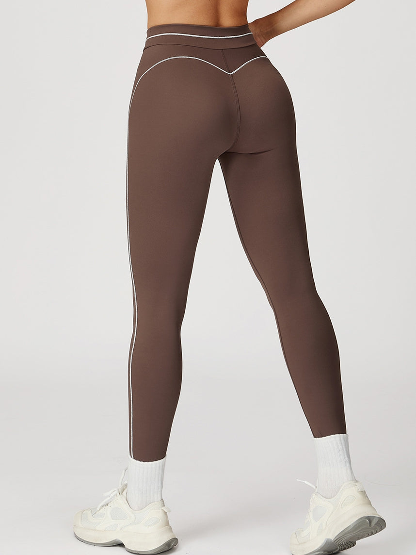 BUYCO Female Contrast Color Stripes Fit Leggings