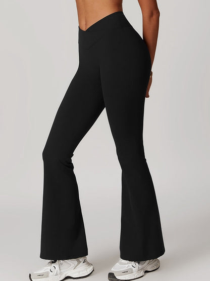 BUYCO Female Flare V-shape High-waisted Leggings