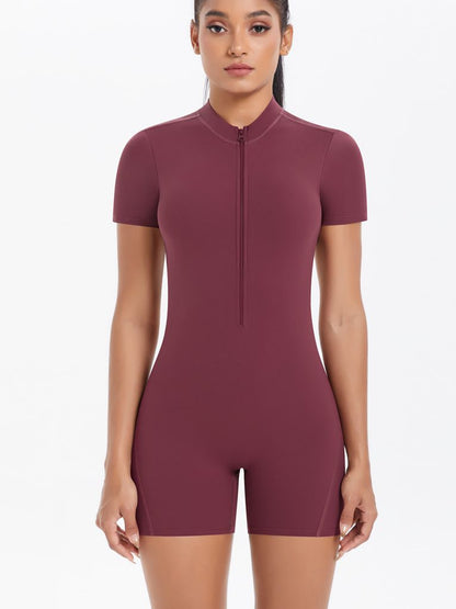 BUYCO Female Hollow Out Backless Ruched Back Push Up Design Romper