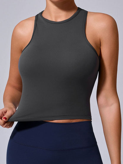BUYCO Female Solid color Quick dry Elastic tight Sports Bras