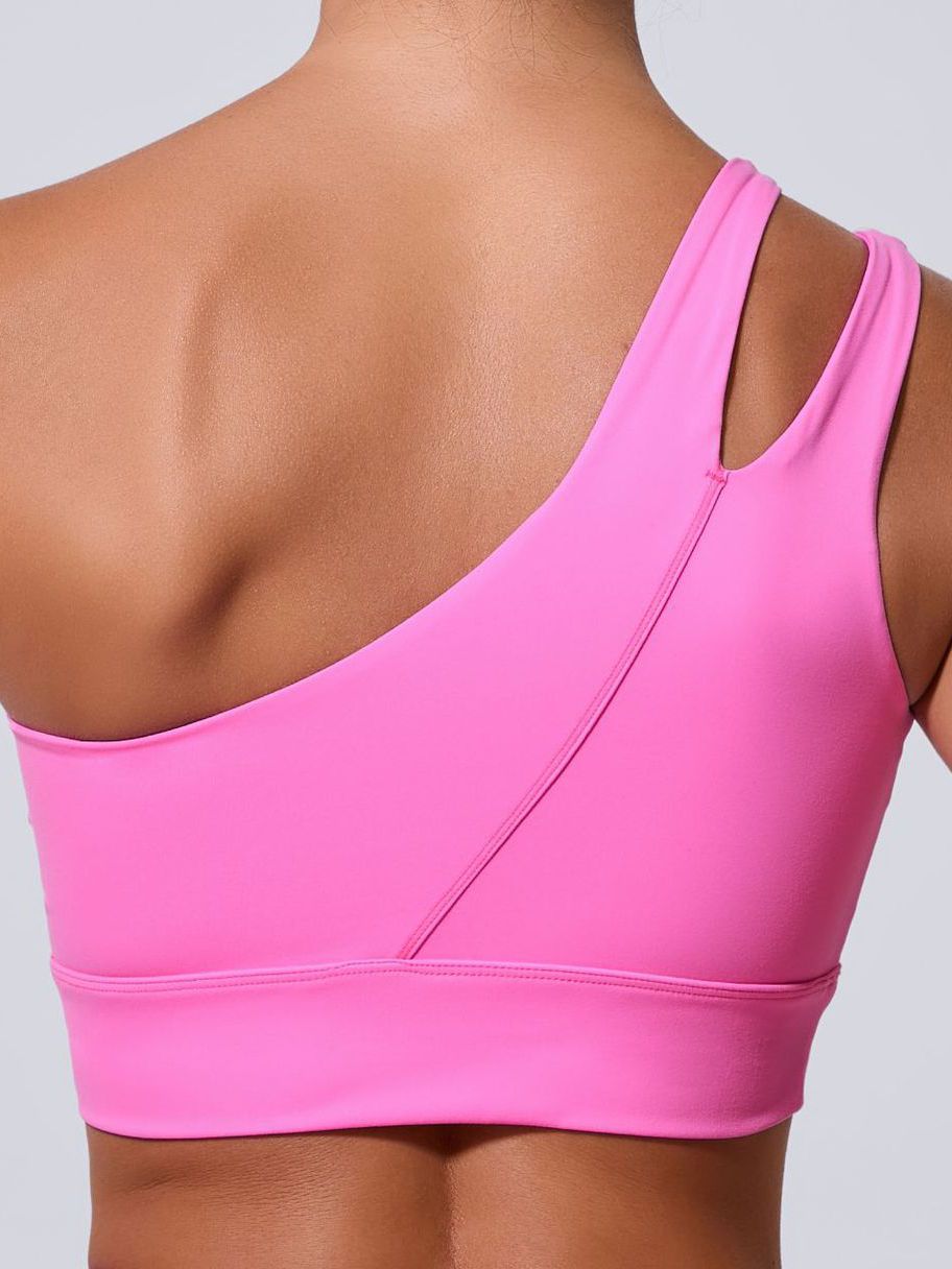 BUYCO Female Solid Color Tailoring Backless Quick Dry Sports Bras