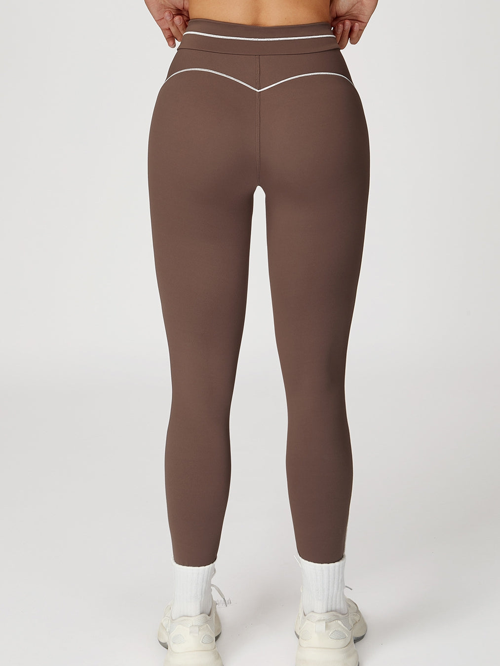 BUYCO Female Contrast Color Stripes Fit Leggings