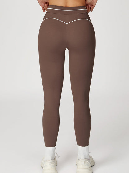 BUYCO Female Contrast Color Stripes Fit Leggings
