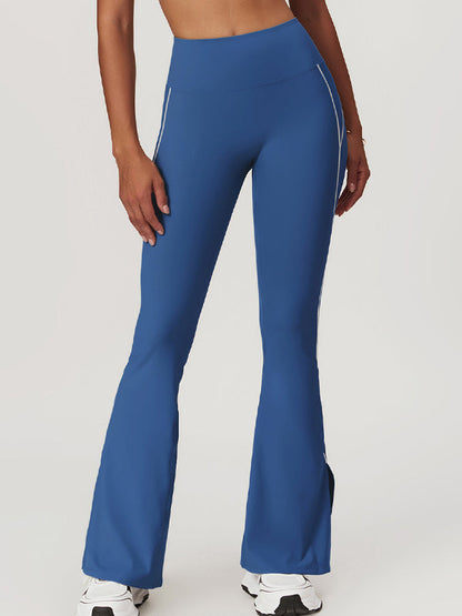 BUYCO Female Flare Hip-lift High-waisted Split Pants