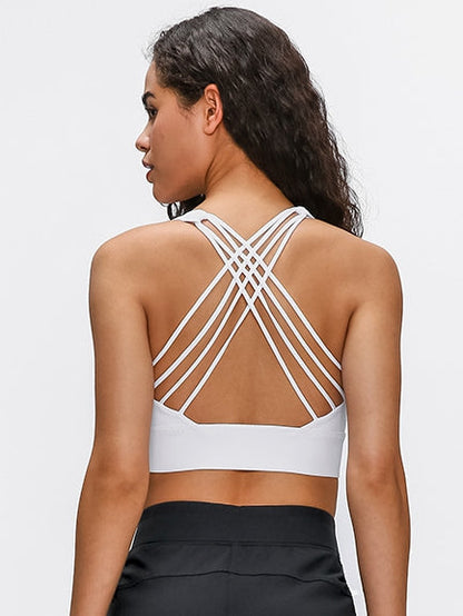 BUYCO Female Basic Cross Back Sports Bras